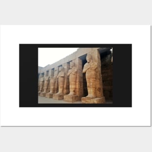 Ancient Architecture of Karnak Temple in Luxor Posters and Art